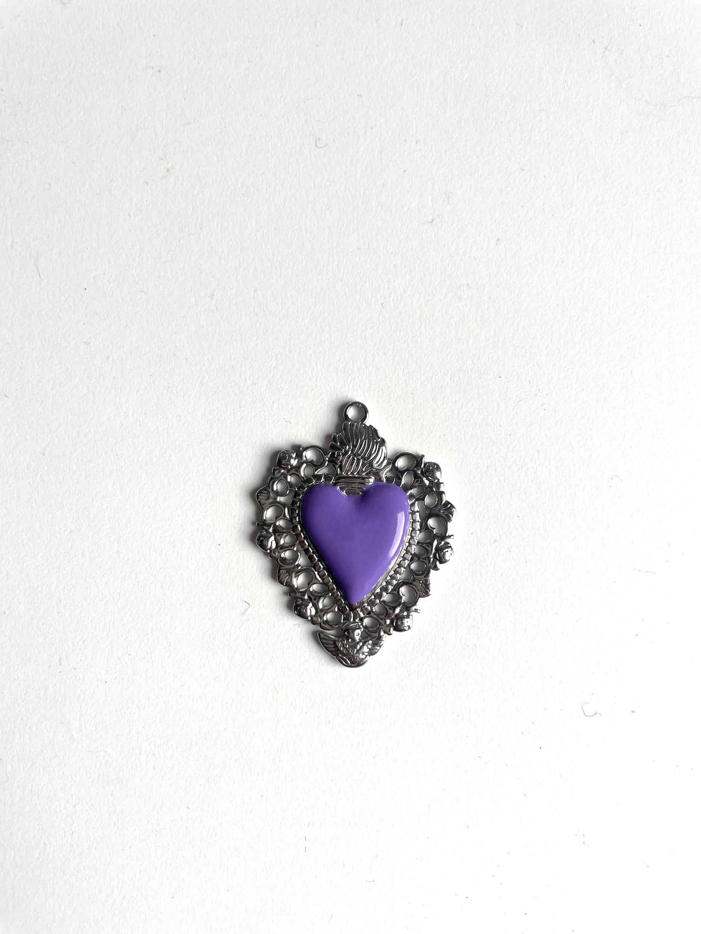 Ciondolo Imperatrice silver viola