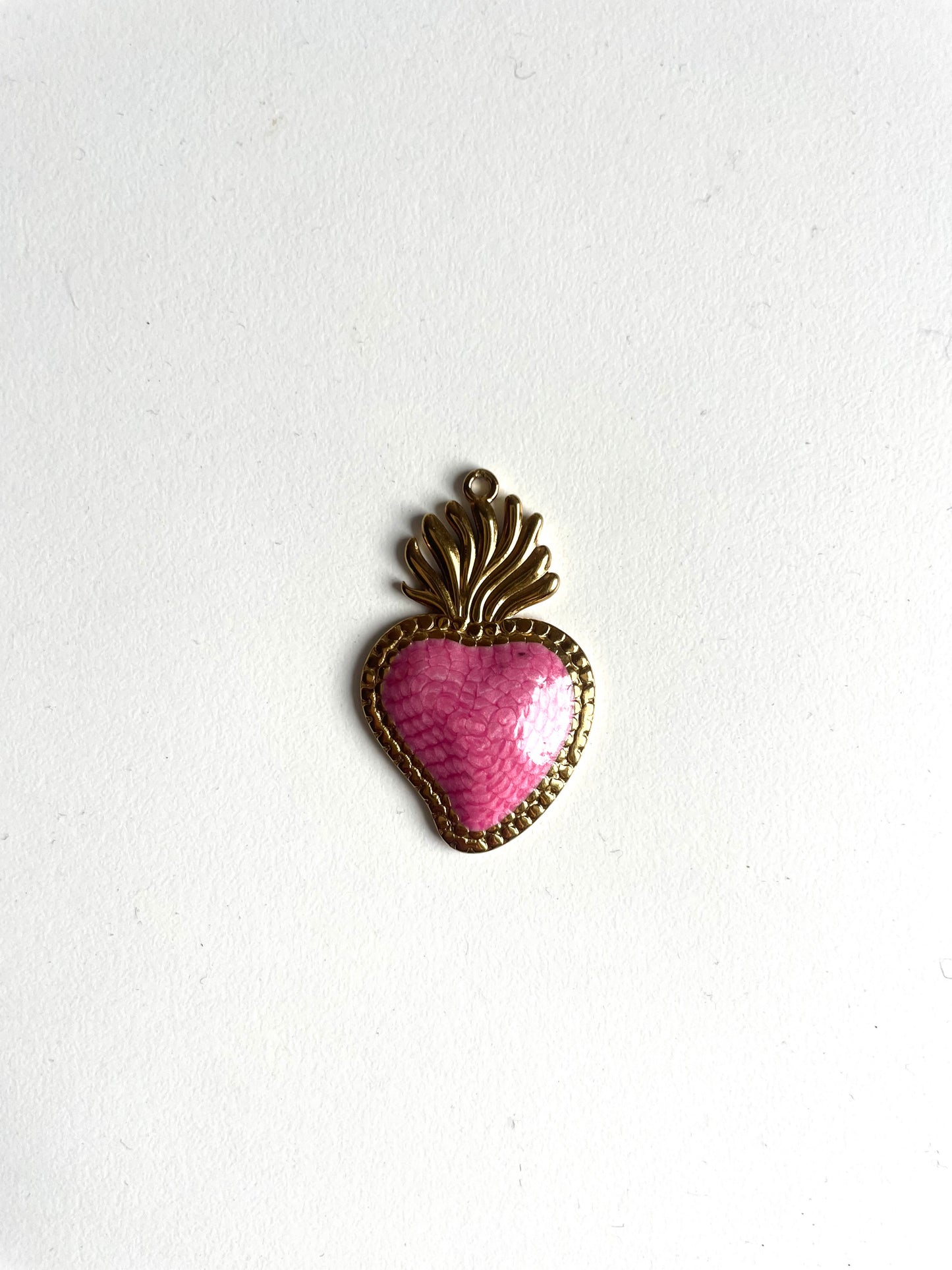 Ciondolo Forza gold rosa acceso