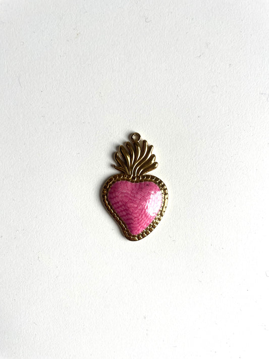 Ciondolo Forza gold rosa acceso