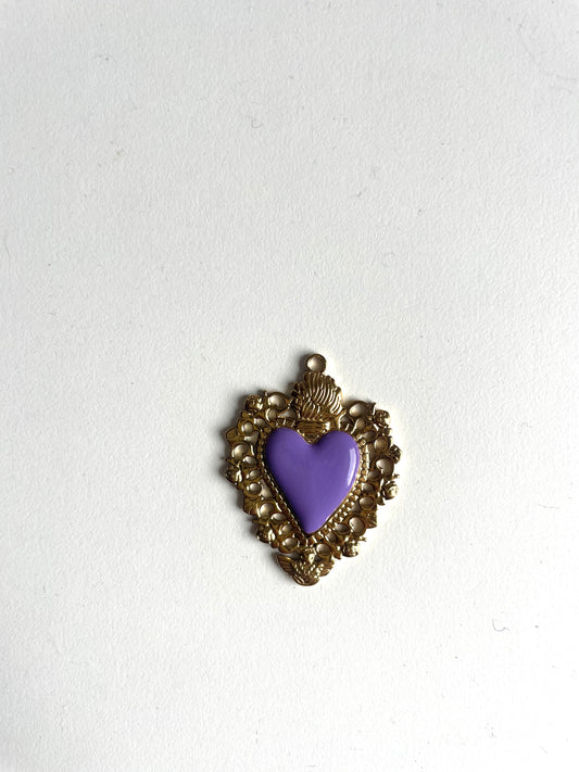 Ciondolo Imperatrice gold viola