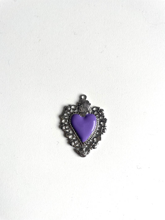 Ciondolo Imperatrice silver viola